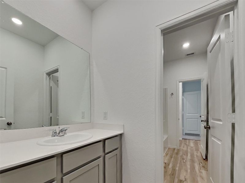 Furnished interior view inside a new home in Sterling Point at Baytown Crossings: Wildflower II Collection, Baytown (Image 6).