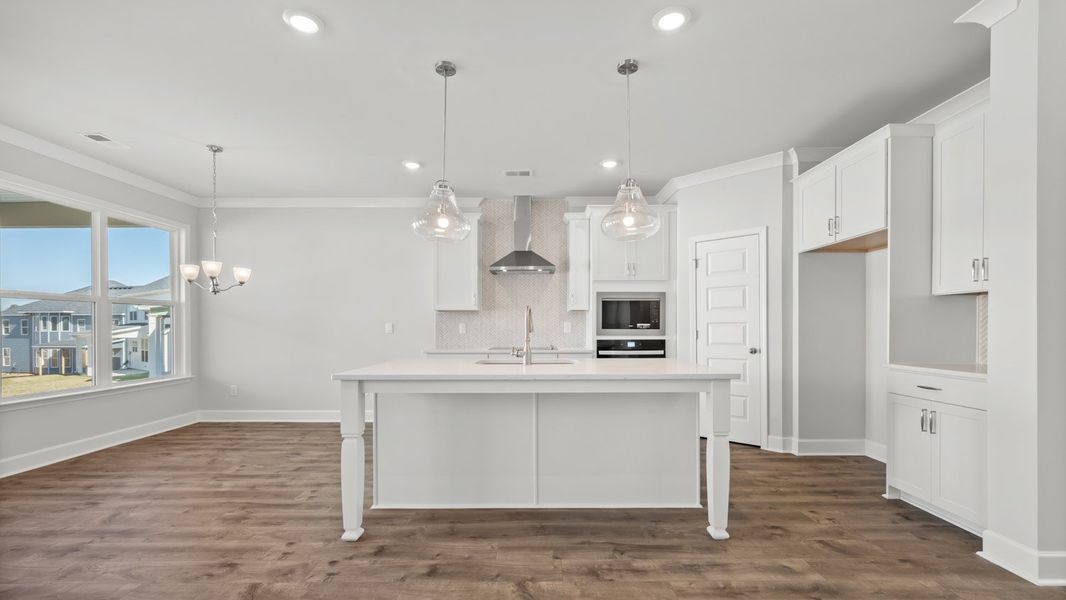Representative furnished interior of a home built from the Fleetwood by D.R. Horton in Evergreen Crossing, Locust Grove (Image 7).