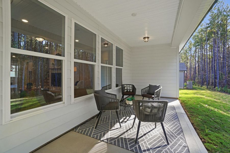 Exterior details and patio area of a home in Rone Creek, Waxhaw (Image 29).