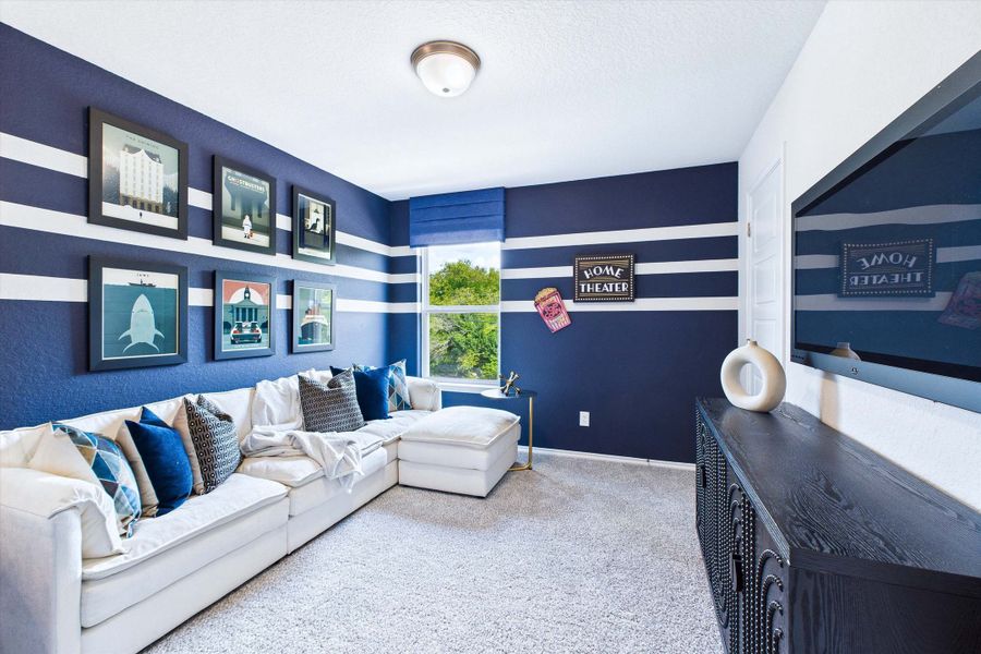 Representative furnished interior of a home built from the The Gillian C by Davidson Homes LLC in Cedar Heights, San Antonio (Image 29).