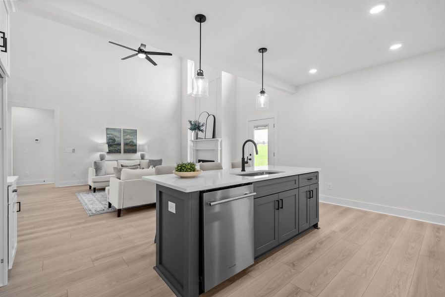 Furnished interior view inside a new home in Wofford Estates, Clarksville (Image 9).