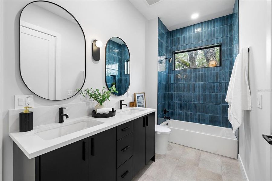 Furnished interior view inside a new home in , Tampa (Image 51).