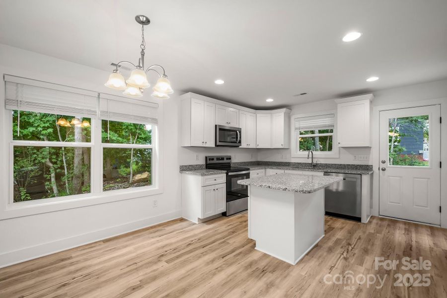 Furnished interior view inside a new home in , Albemarle (Image 6).