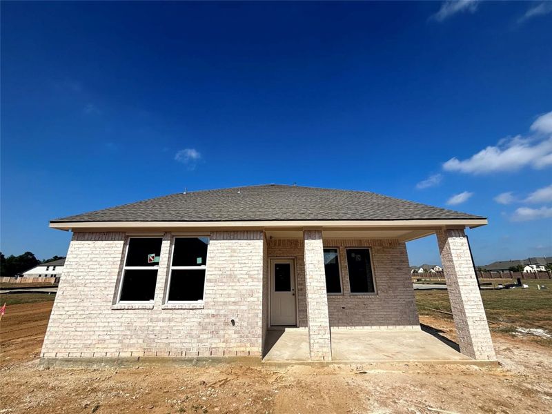 Actual progress of your home.