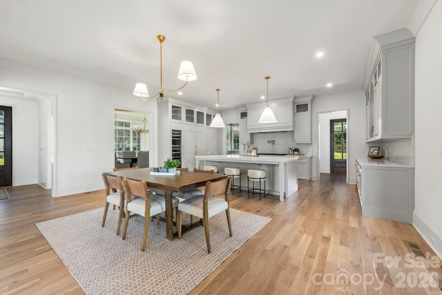 Furnished interior view inside a new home in , Charlotte (Image 32).