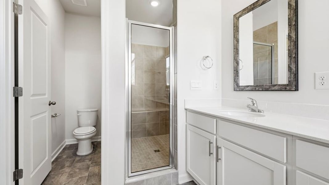 Furnished interior view inside a new home in Blue Ridge Trail, Fountain Inn (Image 11).