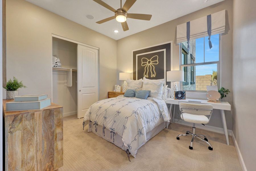 Representative furnished interior of a home built from the Violet by Mattamy Homes in White Tank Vistas, Waddell (Image 39).
