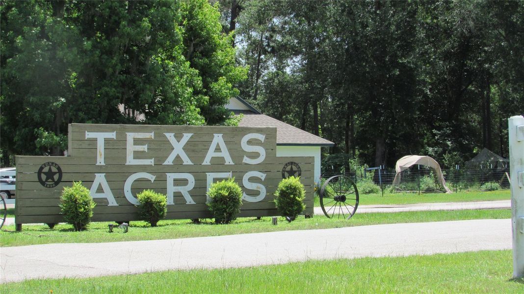 Welcome to Texas Acres subdivision, where charming rural scenery meets modern living, offering a perfect blend of tranquility and community.