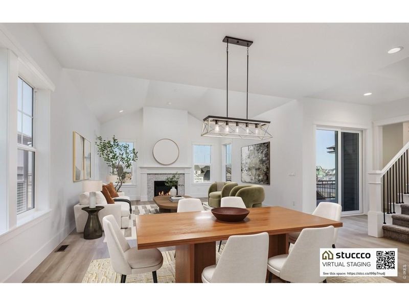 Furnished interior view inside a new home in Westerly, Erie (Image 16).