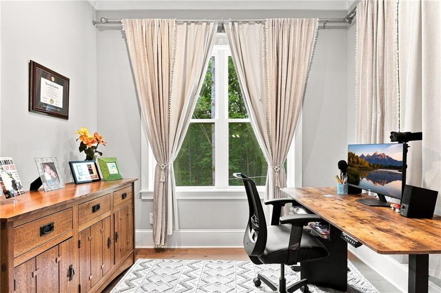 Furnished interior view inside a new home in , Dawsonville (Image 51).