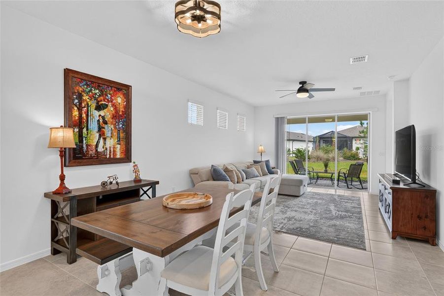 Furnished interior view inside a new home in Del Webb Stone Creek, Ocala (Image 20).