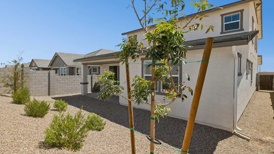 Exterior details and patio area of a home in Westpark, Buckeye (Image 23).