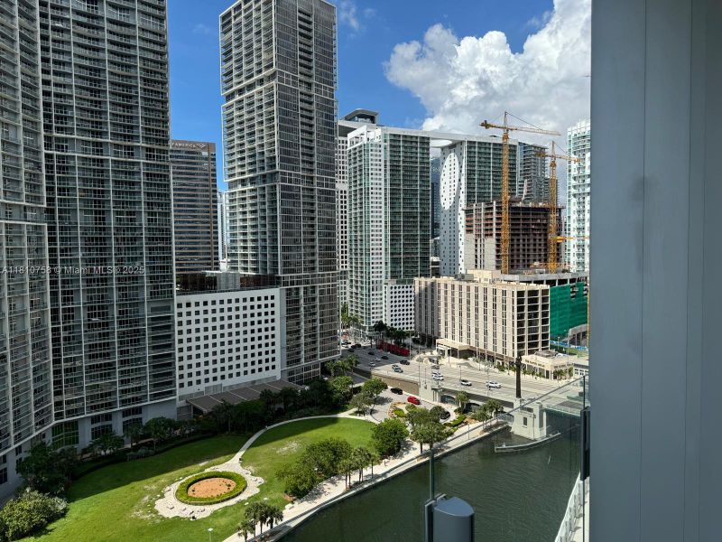 Front exterior of a new home in Aston Martin Residences, Miami, FL, highlighting curb appeal (Image 2).