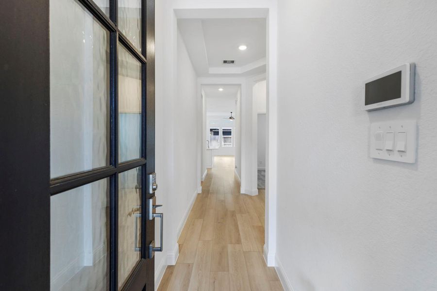 Many smart and energy efficient features throughout the home.