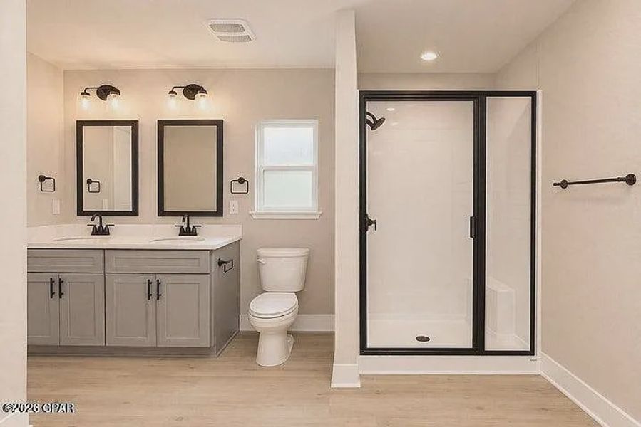 Furnished interior view inside a new home in College Station, Panama City (Image 4). Furnished interior view inside a new home in College Station, Panama City (Image 4).