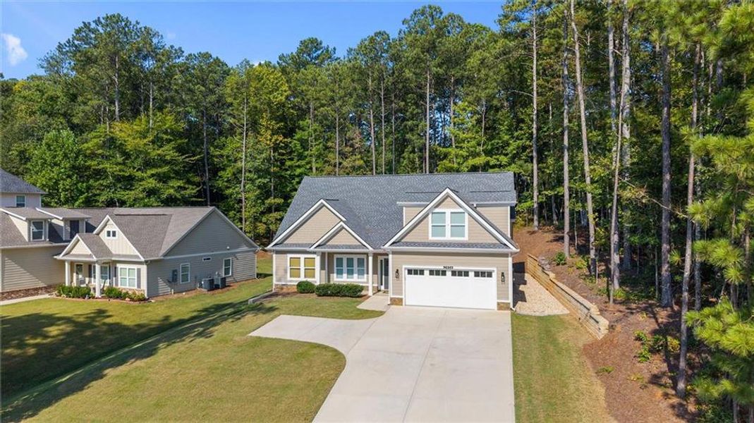 Front exterior of a new home in , Villa Rica, GA, highlighting curb appeal (Image 28).