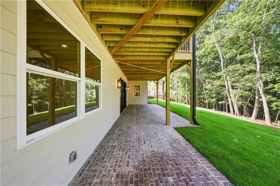 Exterior details and patio area of a home in , Flowery Branch (Image 27). Exterior details and patio area of a home in , Flowery Branch (Image 27).