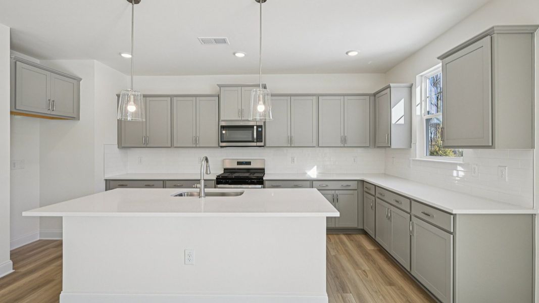 Representative furnished interior of a home built from the Wagener by DRB Homes in Jasper Landing, Four Oaks (Image 11).