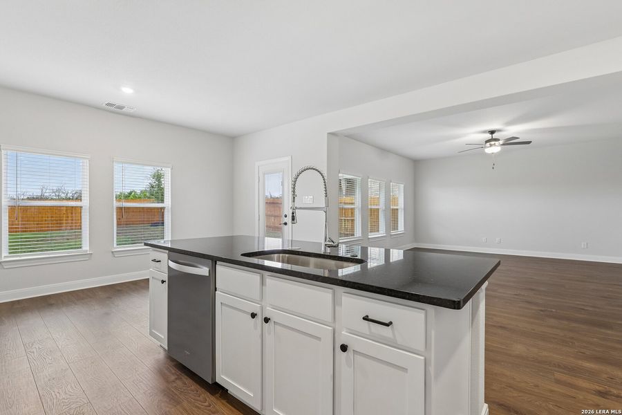 Furnished interior view inside a new home in Hightop Ridge, Converse (Image 15).