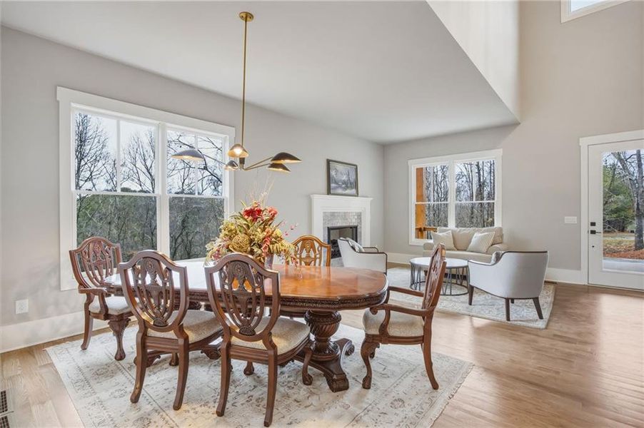Furnished interior view inside a new home in , Canton (Image 12).