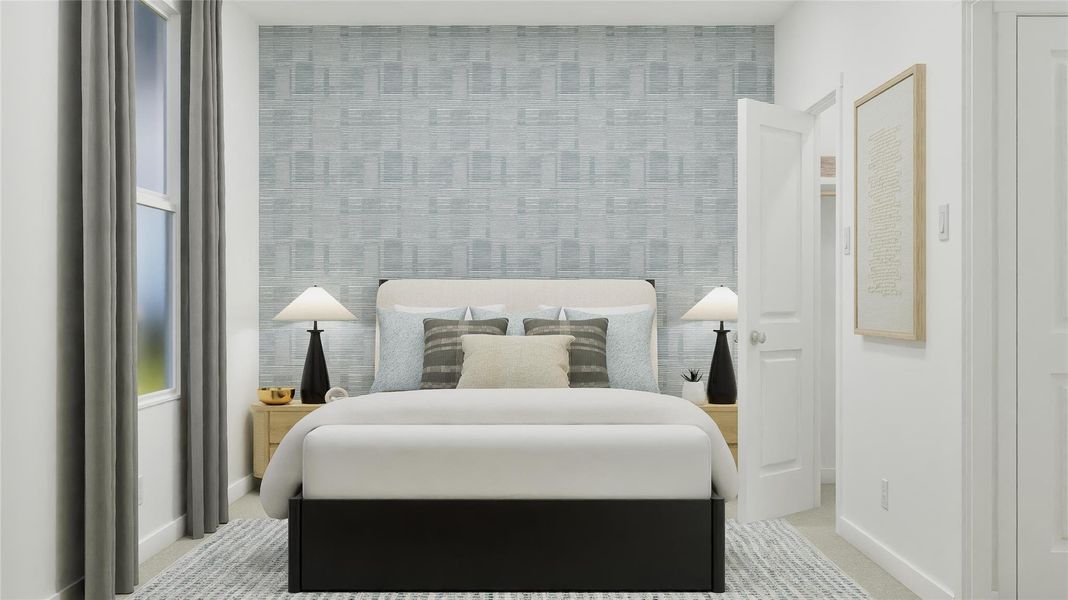 Furnished interior view inside a new home in Clayton Ranch: Classic Collection, Copperas Cove (Image 21). Furnished interior view inside a new home in Clayton Ranch: Classic Collection, Copperas Cove (Image 21).