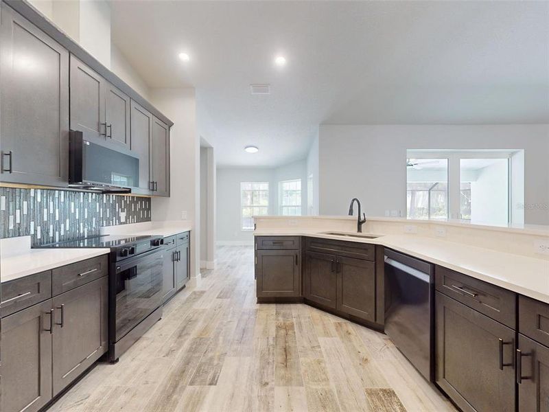 Furnished interior view inside a new home in , Inverness (Image 5).