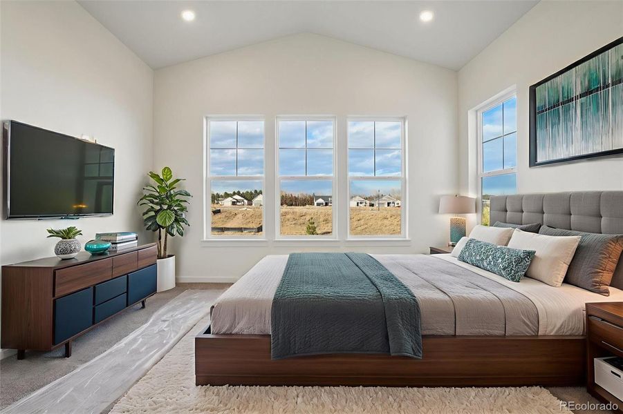 Furnished interior view inside a new home in , Fort Collins (Image 34).