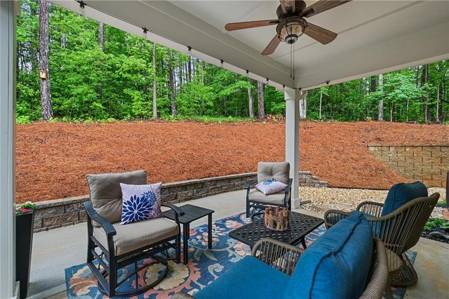 Exterior details and patio area of a home in , Villa Rica (Image 4).