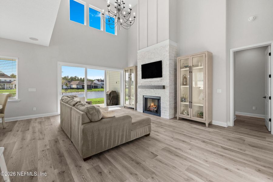 Furnished interior view inside a new home in , Ponte Vedra (Image 42).