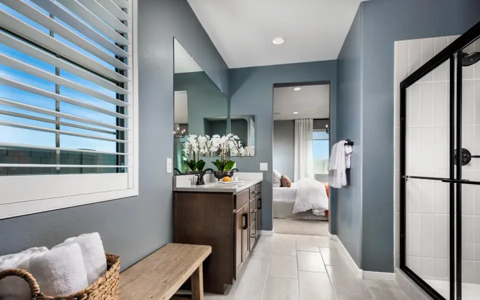 Furnished interior view inside a new home in Blossom Rock, Apache Junction (Image 11). Furnished interior view inside a new home in Blossom Rock, Apache Junction (Image 11).