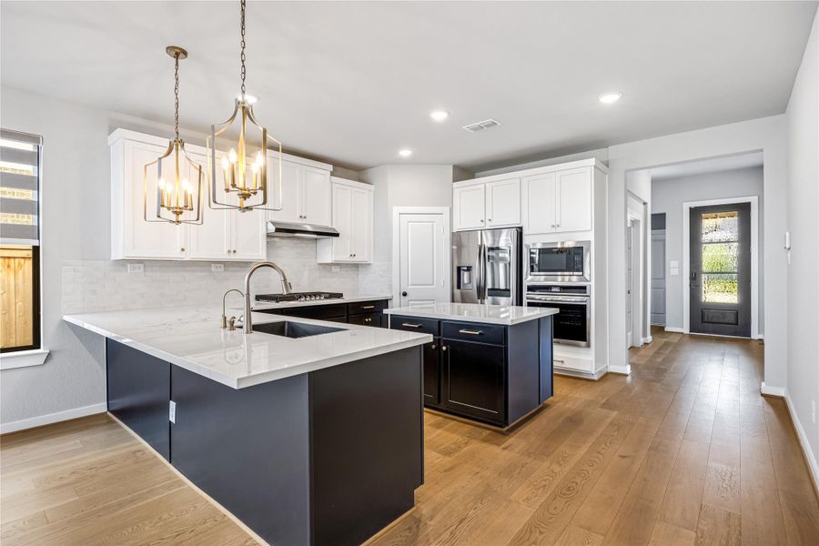 Furnished interior view inside a new home in , Cypress (Image 12).