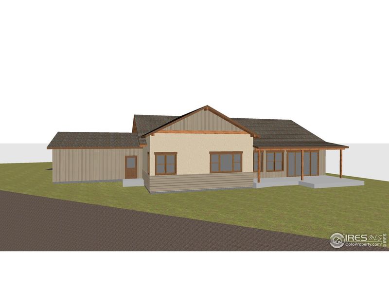Exterior rendering of this home design in , Estes Park, CO (Image 4).