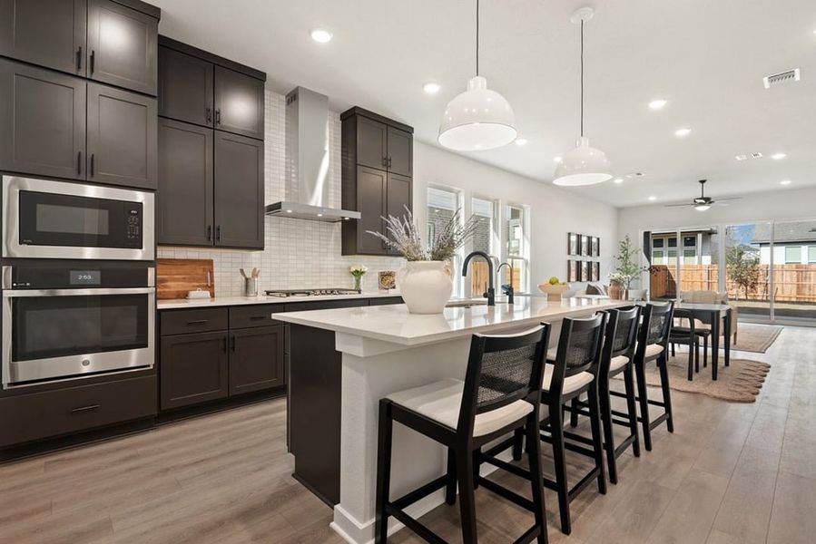 Furnished interior view inside a new home in Arbor Collection at Heritage, Dripping Springs (Image 15).