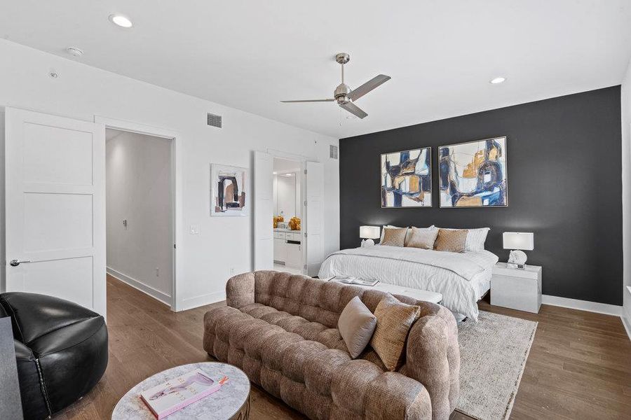 Furnished interior view inside a new home in , Austin (Image 15).