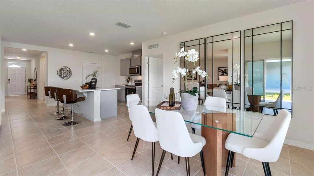 Furnished interior view inside a new home in Villamar, Winter Haven (Image 4).