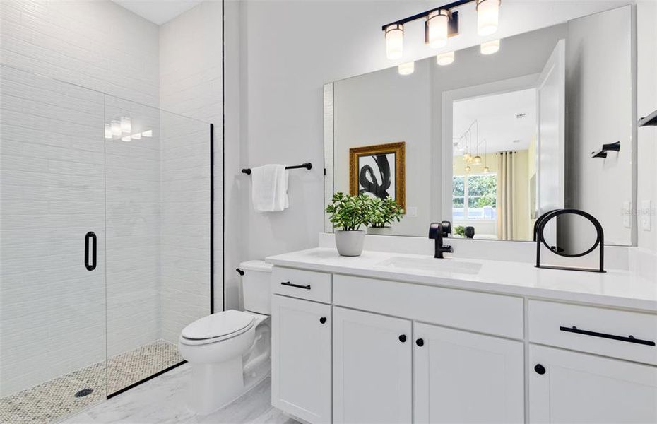 Furnished interior view inside a new home in Parkside Trails, Clermont (Image 15).