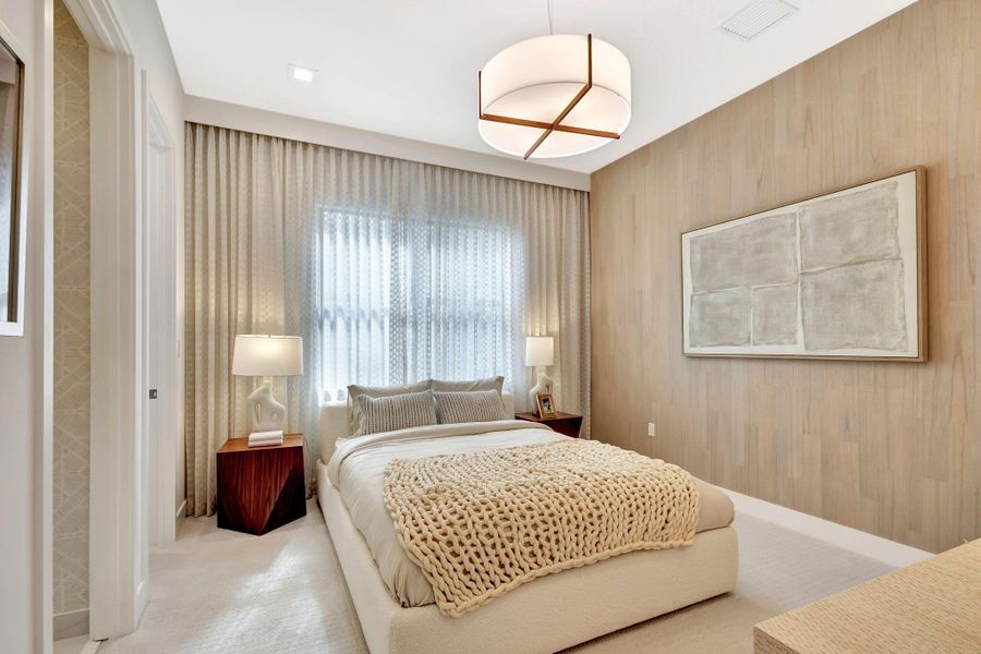 Furnished interior view inside a new home in Apex at Avenir, Palm Beach Gardens (Image 57).