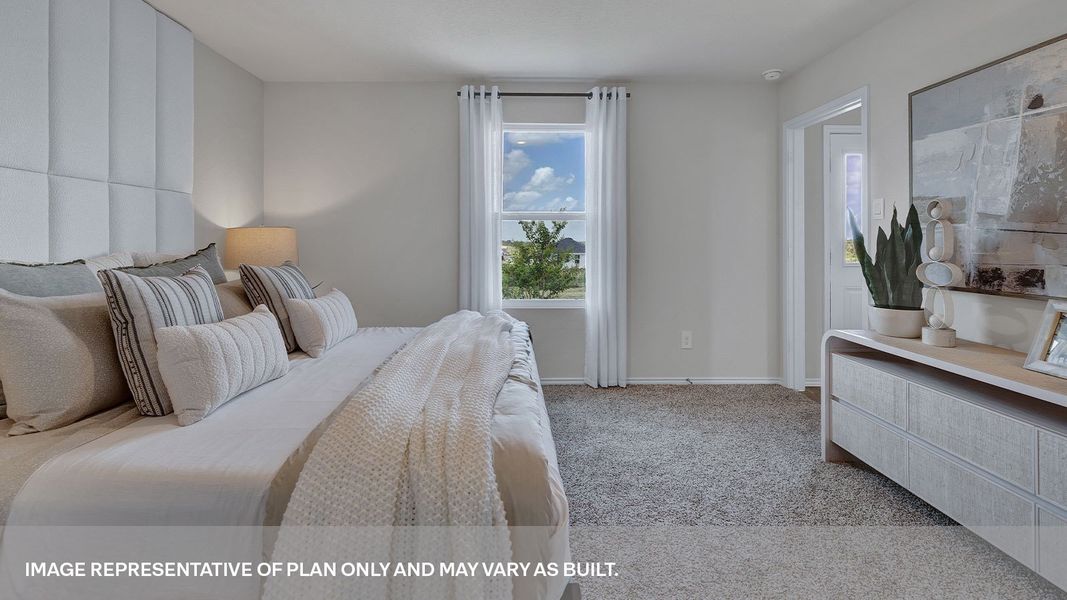 Furnished interior view inside a new home in Sunset Oaks, Maxwell (Image 22).