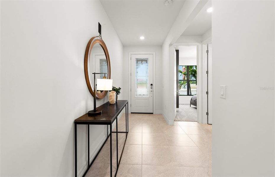 Furnished interior view inside a new home in The Strand at Cedar Grove, North Port (Image 8).