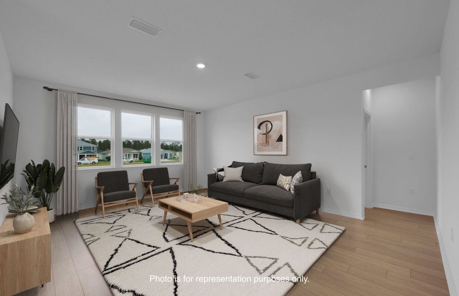 Furnished interior view inside a new home in Hyland Trail, Green Cove Springs (Image 5).
