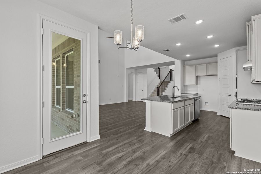 Furnished interior view inside a new home in Stillwater Ranch, San Antonio (Image 8). Furnished interior view inside a new home in Stillwater Ranch, San Antonio (Image 8).