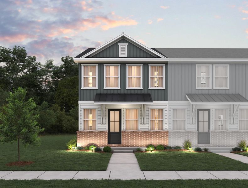 Elevation A, Exterior Unit