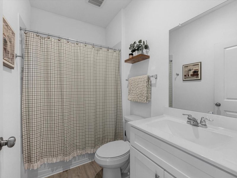 Furnished interior view inside a new home in Mavera, Conroe (Image 17).