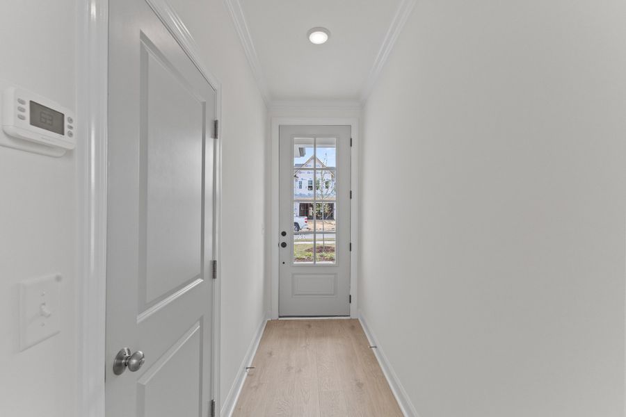 Representative unfurnished interior of a home built from the The Hemlock by RobuckHomes in Kennebec Crossing, Angier (Image 157).