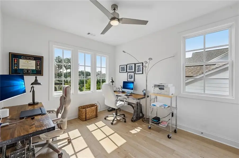 Furnished interior view inside a new home in Lakeside at River Green, Canton (Image 41).