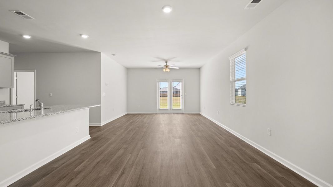 Representative unfurnished interior of a home built from the Robie by D.R. Horton in Highland Hills, Graniteville (Image 13).
