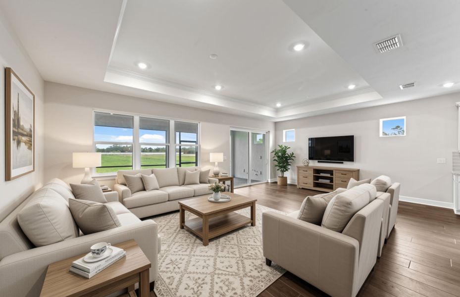 Furnished interior view inside a new home in Shores at Stillwater, Englewood (Image 9).