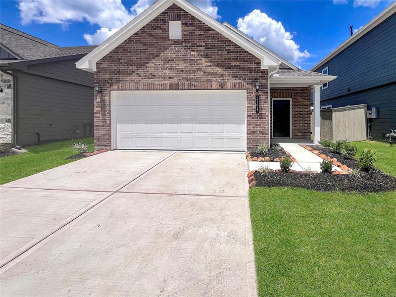 The Cardinal II- Actual Home Exterior.