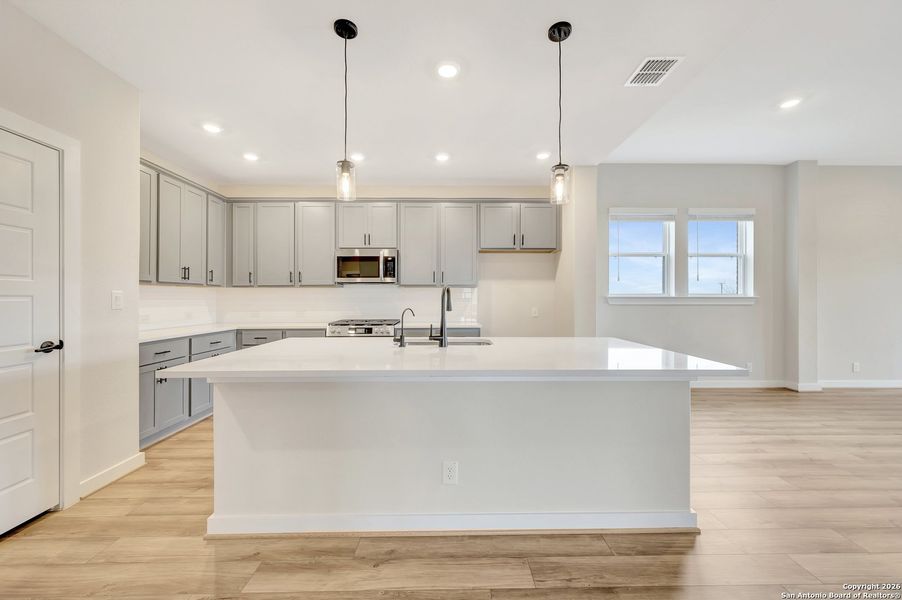 Furnished interior view inside a new home in , New Braunfels (Image 4).