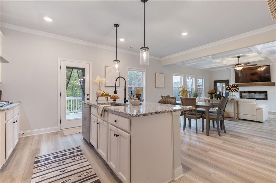 Furnished interior view inside a new home in , Auburn (Image 33).